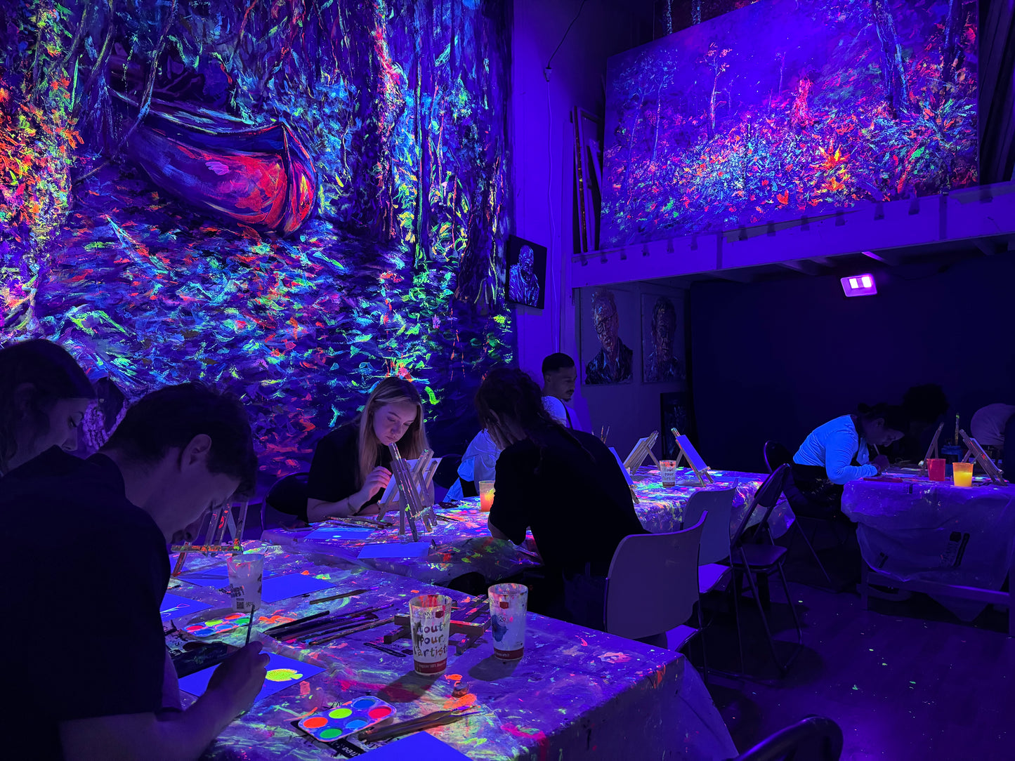 Team building/Afterwork peinture fluo