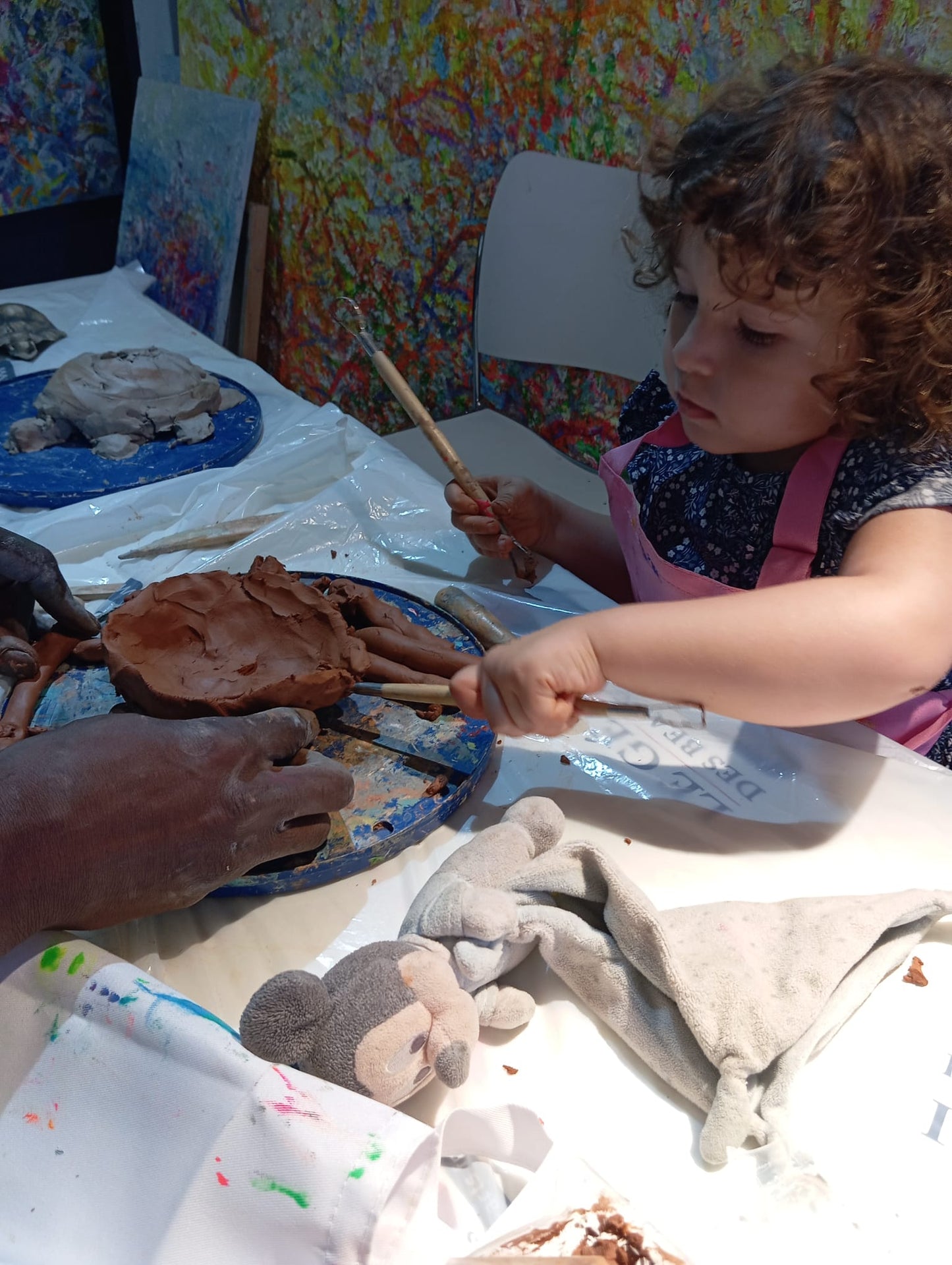 Parent-child sculpture workshop