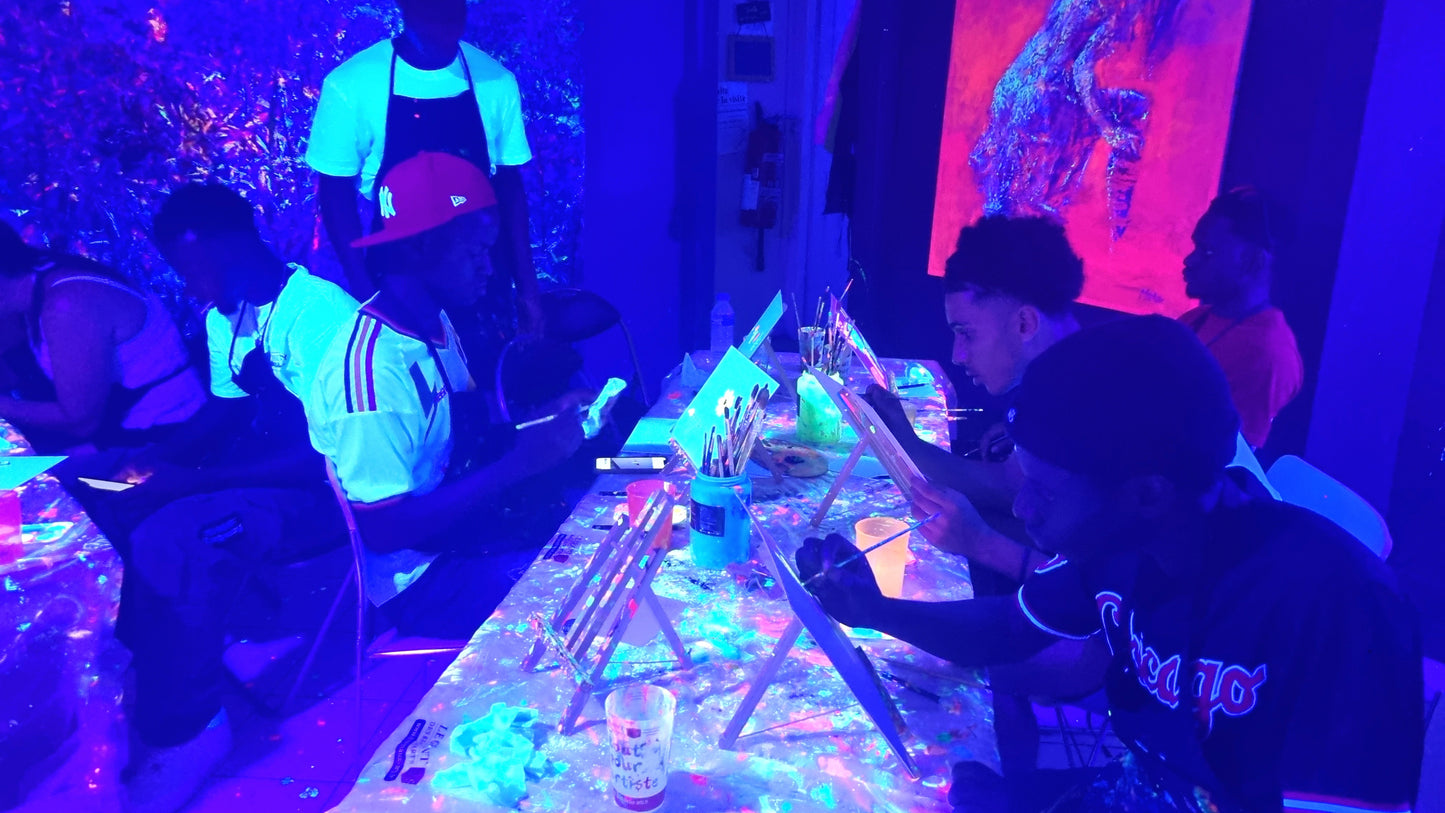 Atelier Dark light Painting - Peinture Fluo