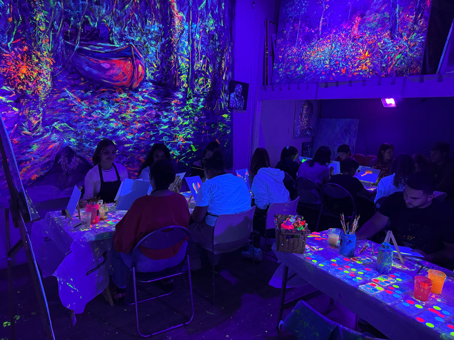 Team building/Afterwork peinture fluo