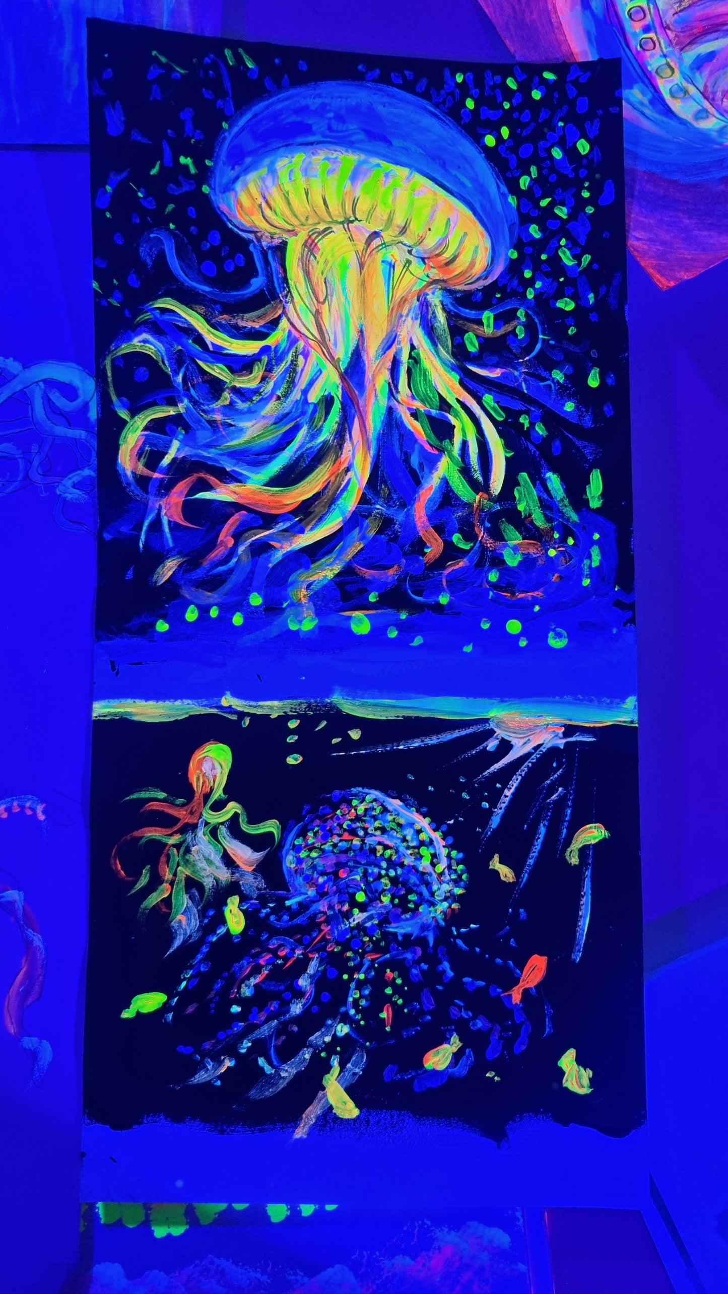 Atelier Dark light Painting - Peinture Fluo