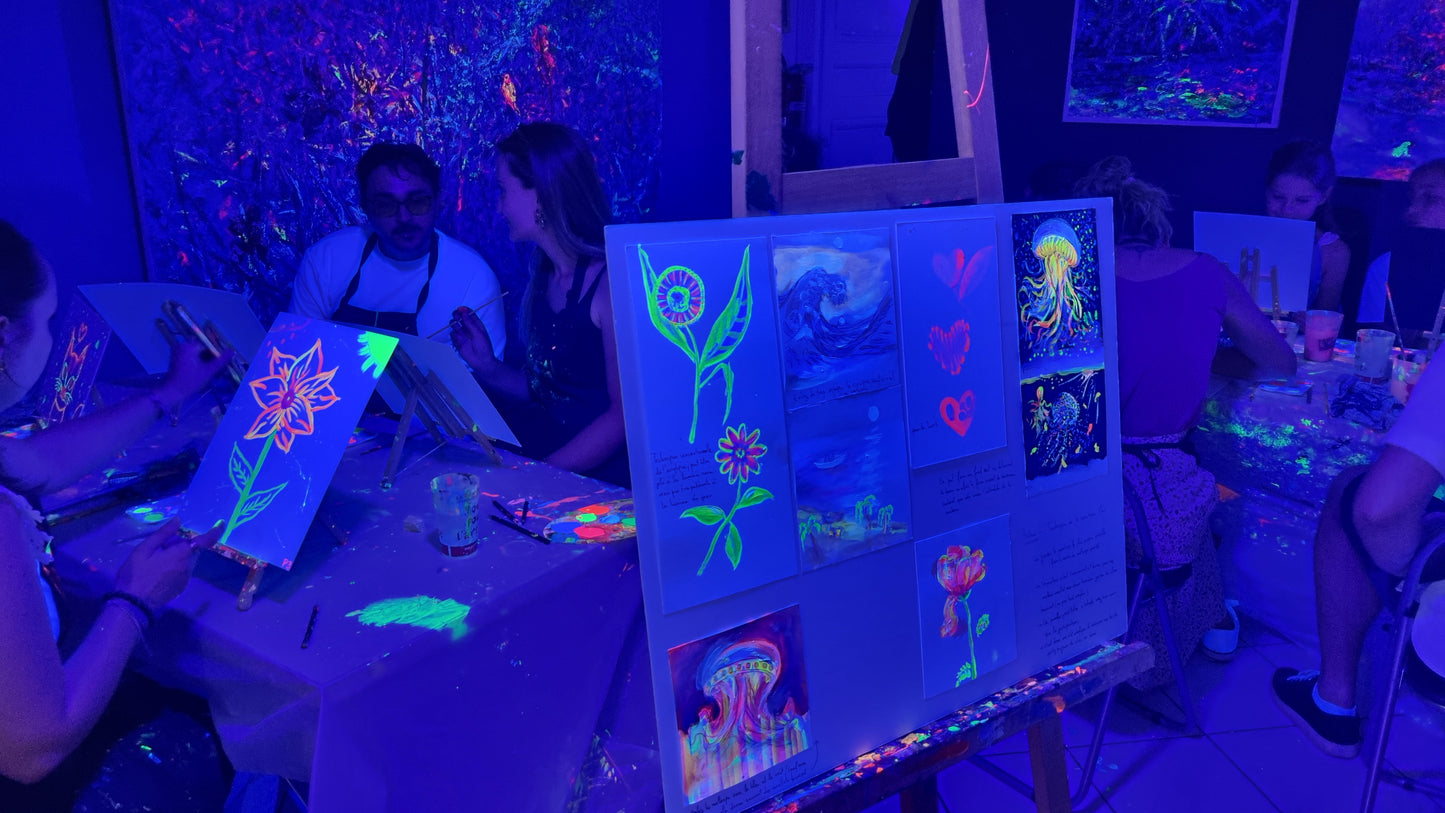 Atelier Dark light Painting - Peinture Fluo