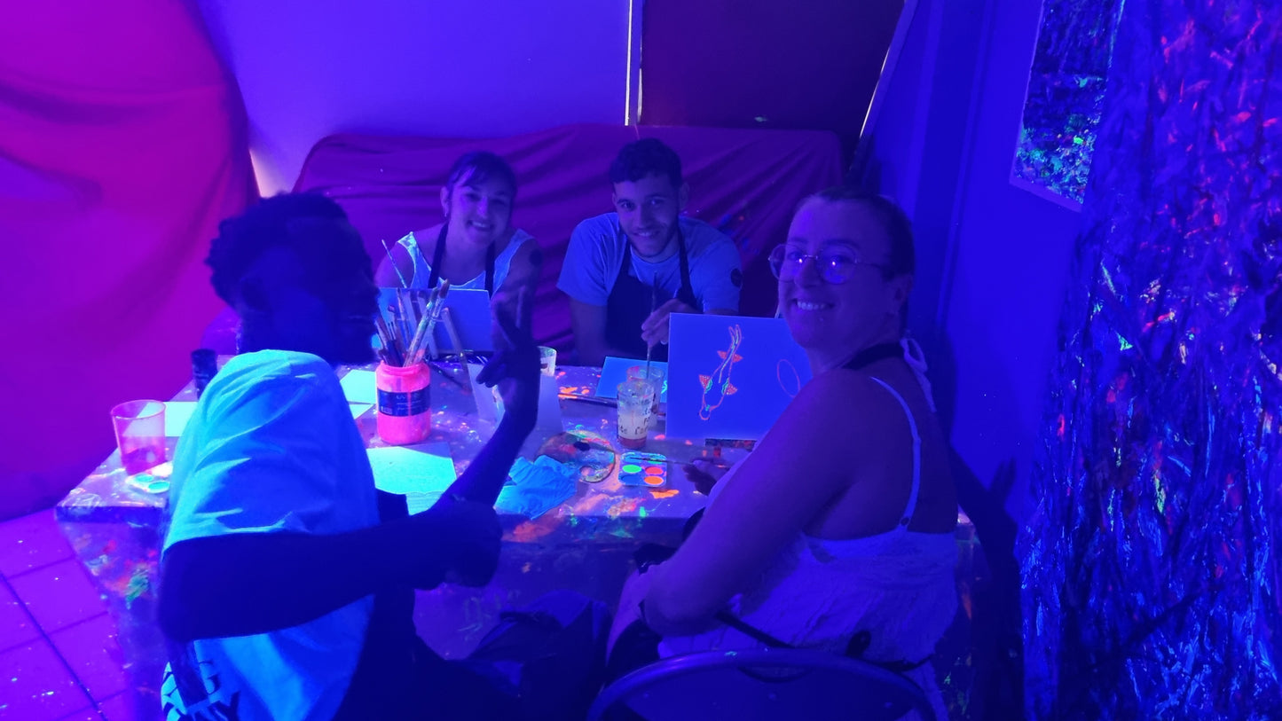 Atelier Dark light Painting - Peinture Fluo