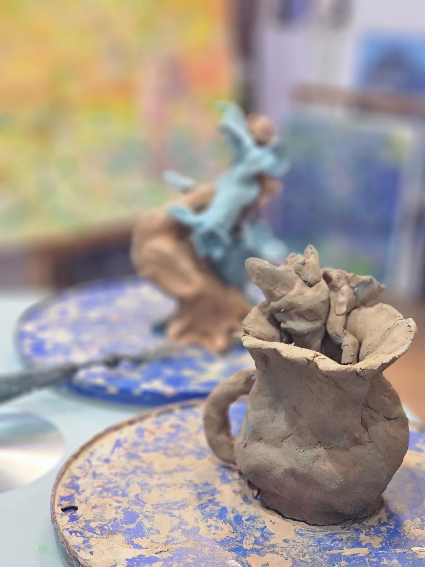 Atelier sensoriel : sculpture dans le noir à 4 mains