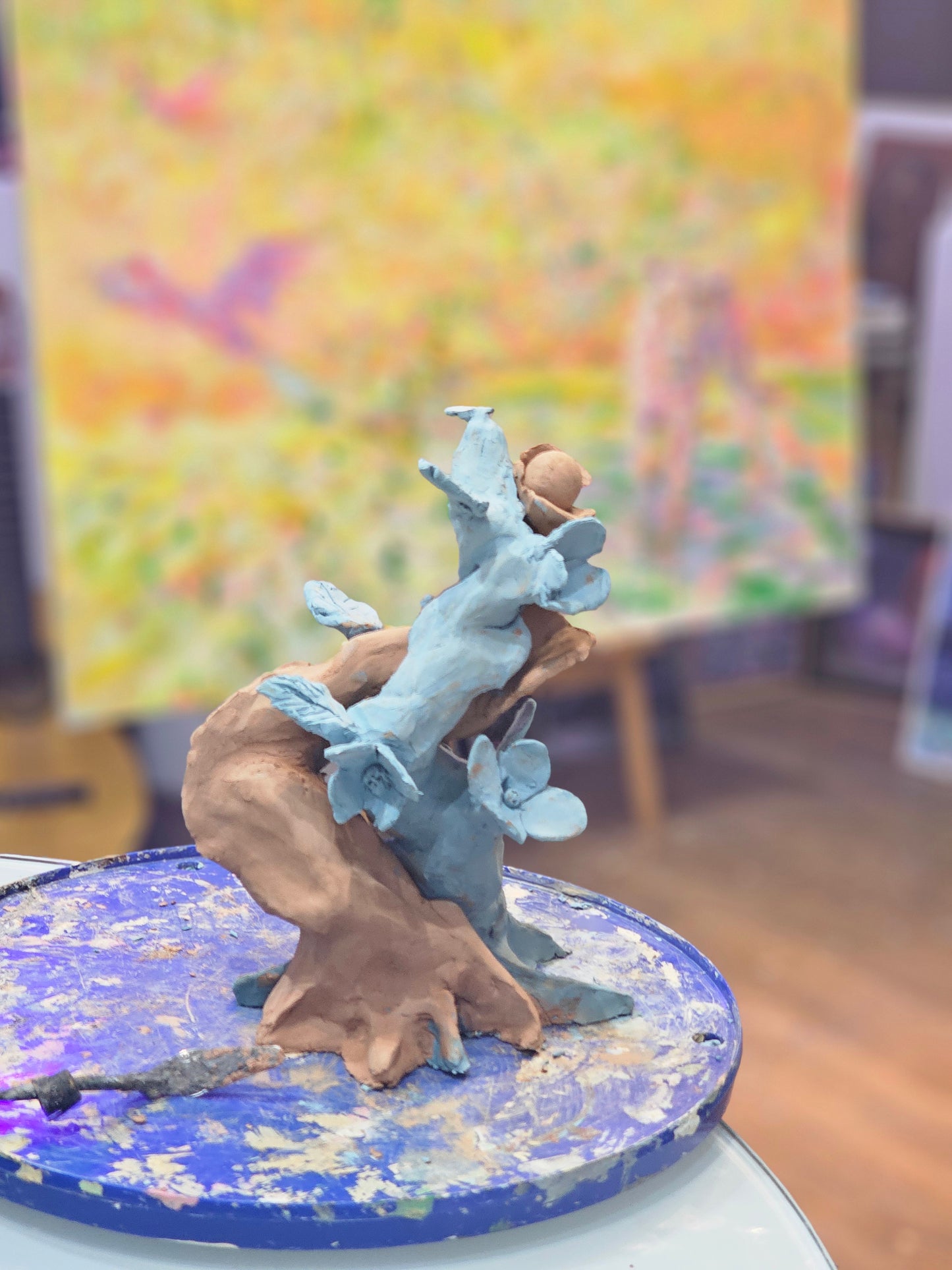 Carte cadeau 2 personnes atelier sculpture dans le noir a 4 mains