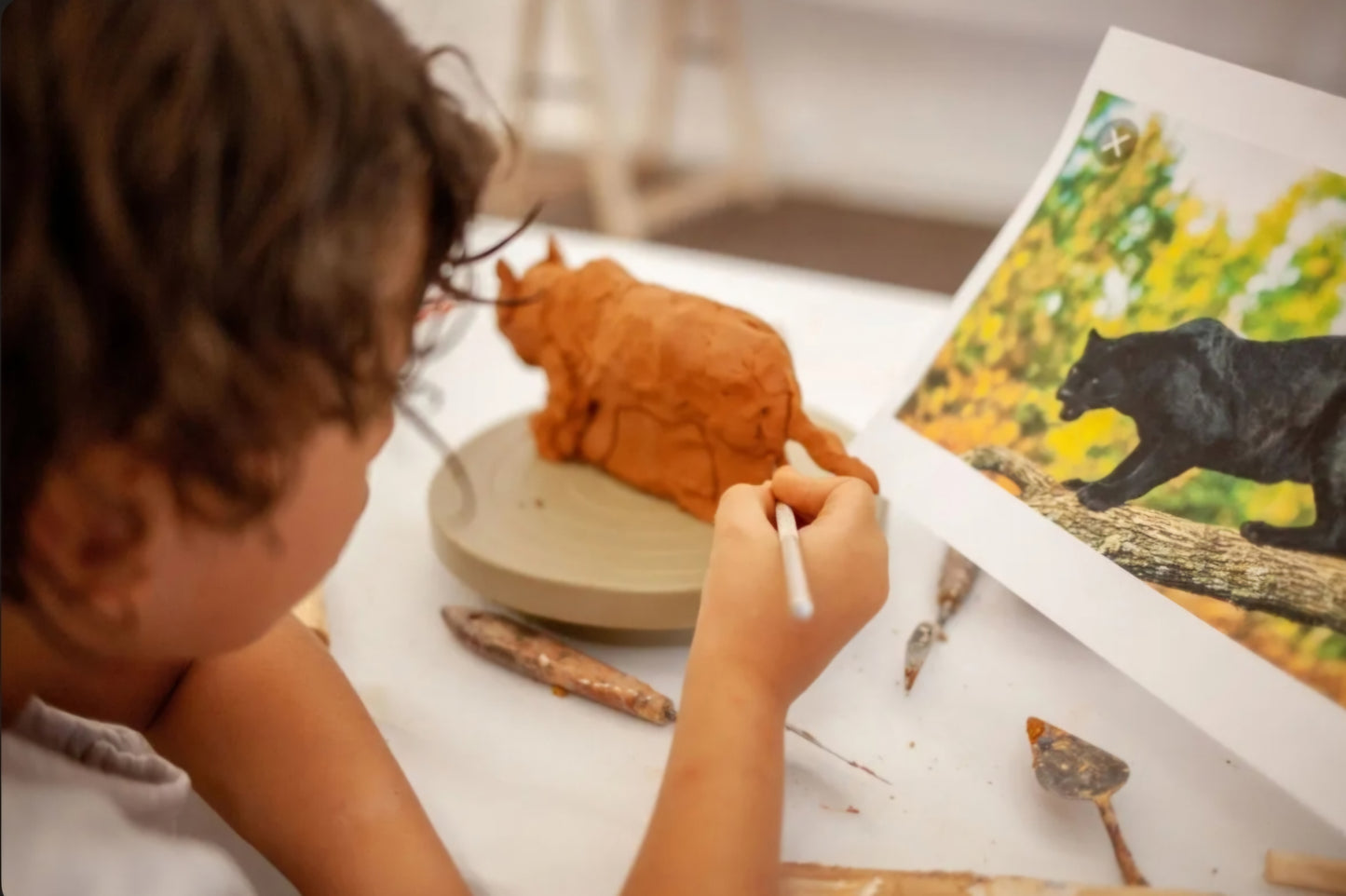 Parent-child sculpture workshop