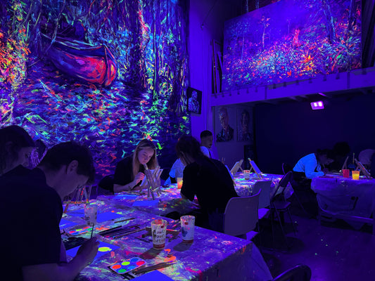 Team building/Afterwork peinture fluo