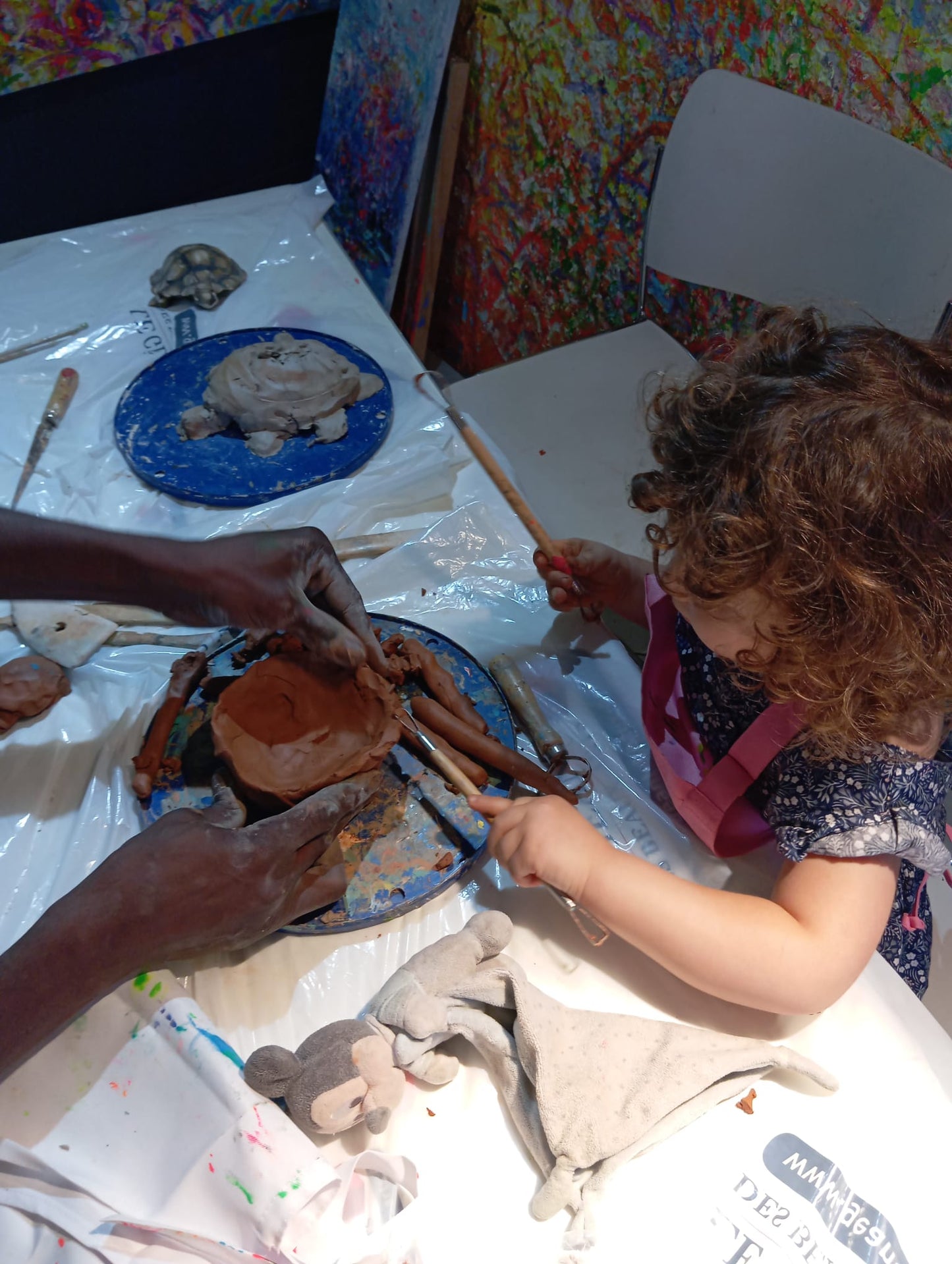 Parent-child sculpture workshop