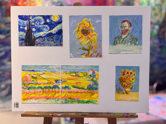 🎨A la Van Gogh -Atelier de peinture