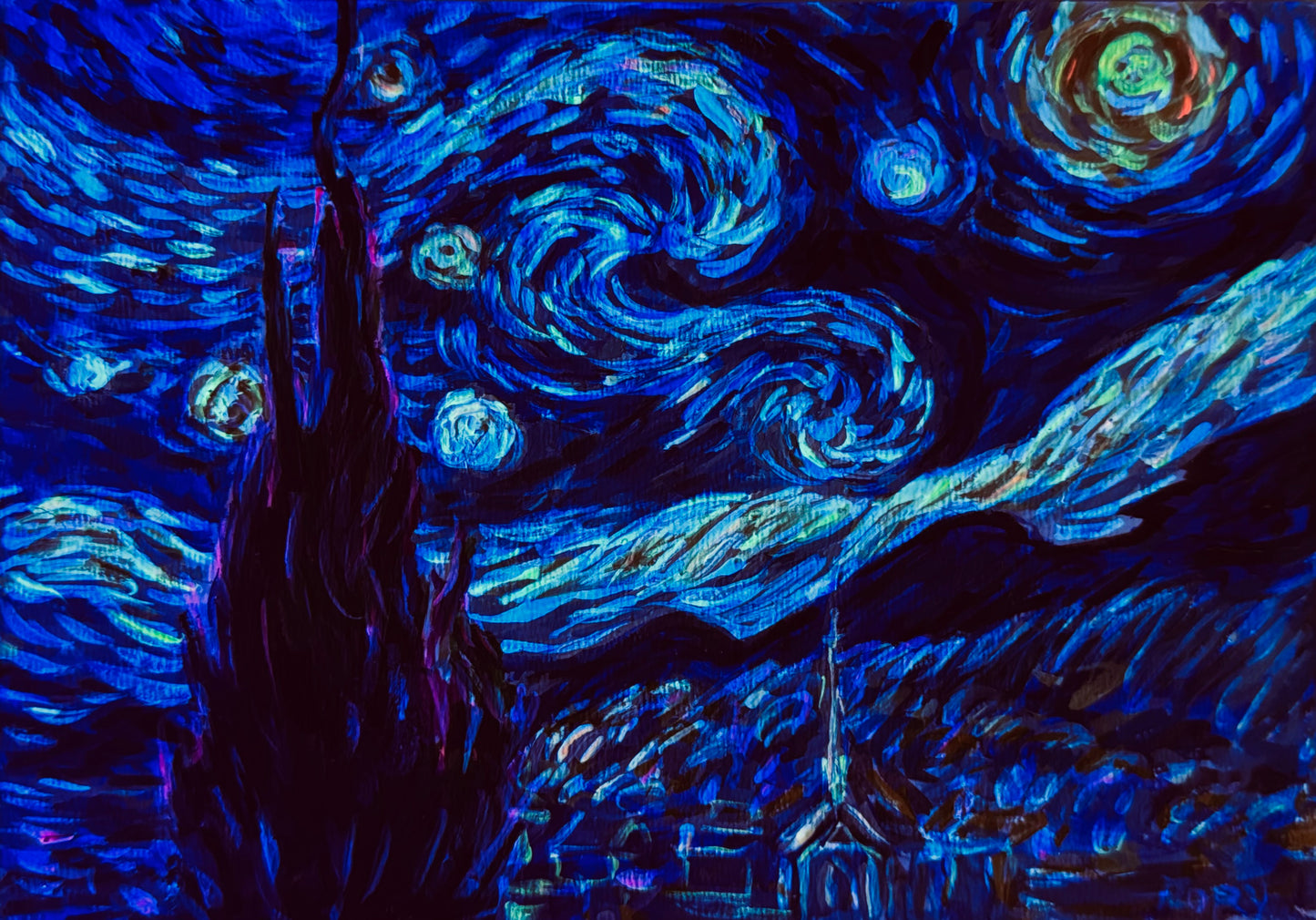 🎨A la Van Gogh -Atelier de peinture