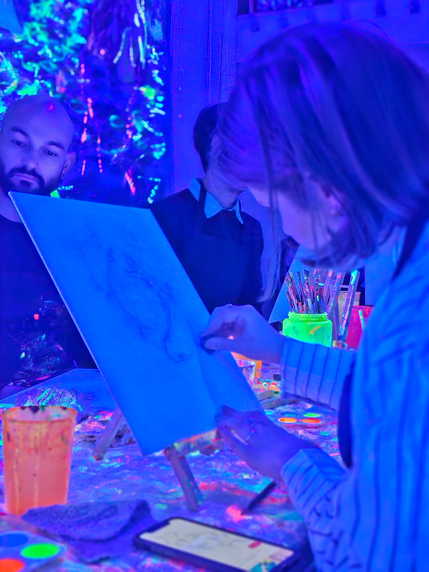 Team building/Afterwork peinture fluo