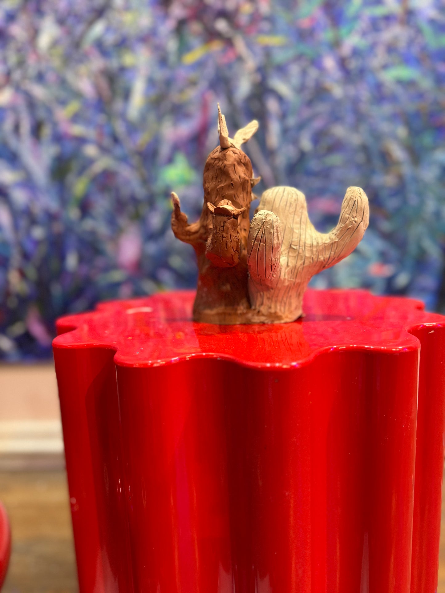 4-handed sculpture workshop in the dark in Lyon (69)