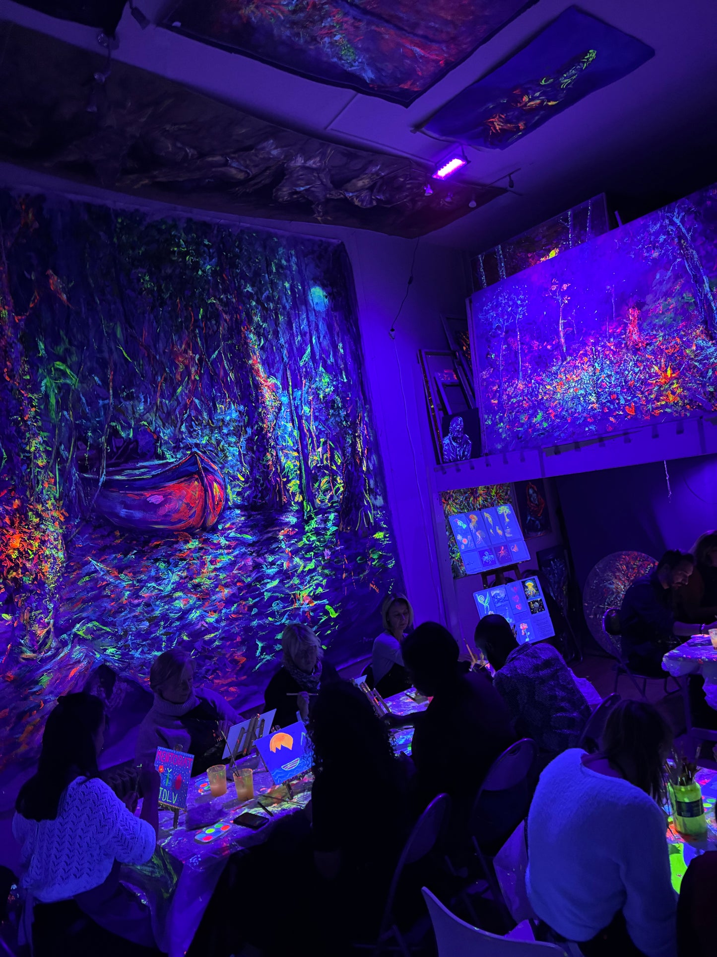 Team building/Afterwork peinture fluo