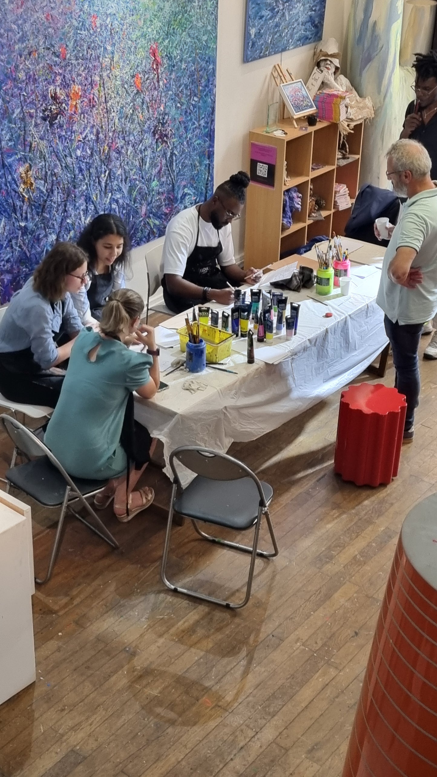 Team building:création d’une fresque