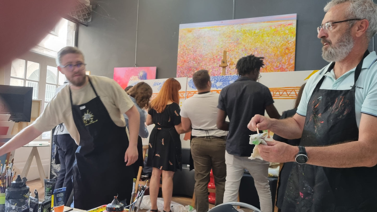 Team building:création d’une fresque