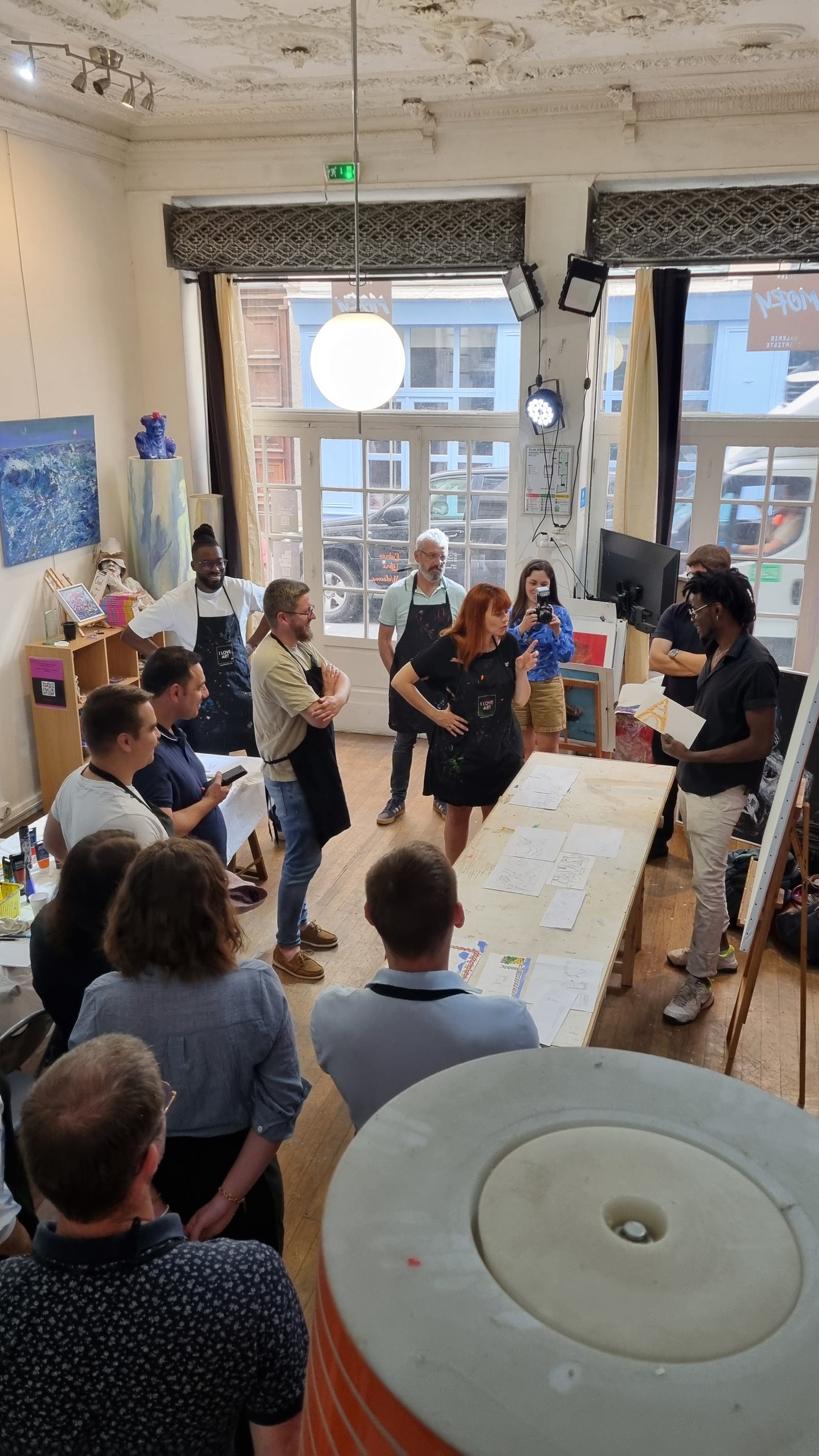 Team building:création d’une fresque